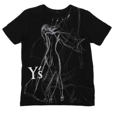 Y's Drawing Printed T Shirt
