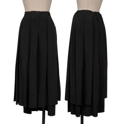 Y's Switching Pleated Skirt