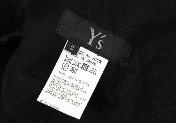 Y's Cotton Cut Off Straight Pants K-150149_012
