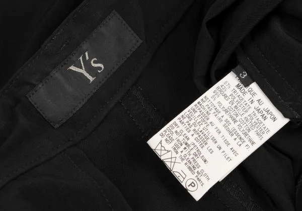 Y's Hem Zipper Rib Tapered Pants K-150150_013