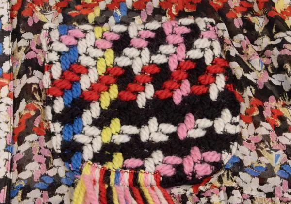 TSUMORI CHISATO Colorful Printed Sheer Shirt Dress K-150157_010