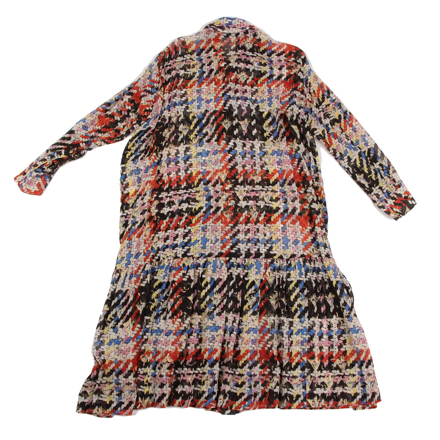 TSUMORI CHISATO　リゾートコレクション　フリル　シャツワンピース2 ニコアンド×ツモリチサト第2弾、“宇宙柄”シャツワンピや