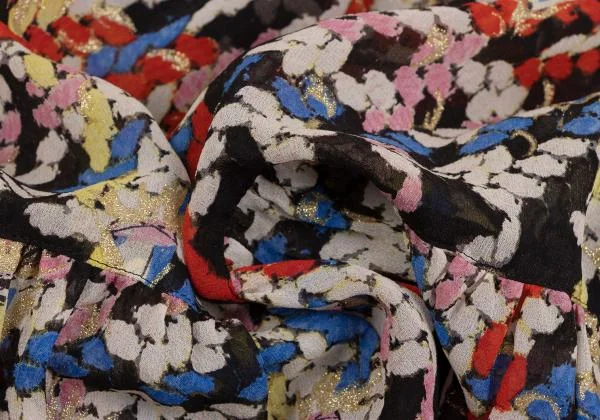 TSUMORI CHISATO Colorful Printed Sheer Shirt Dress K-150157_016