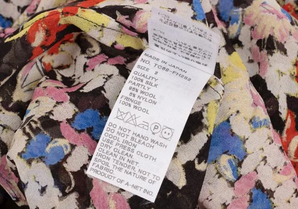 TSUMORI CHISATO Colorful Printed Sheer Shirt Dress K-150157_017