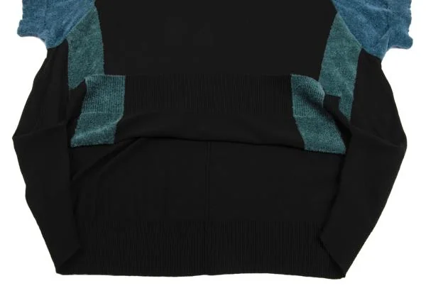 TSUMORI CHISATO Pile Switching Short Sleeve Knit Top K-150160_008