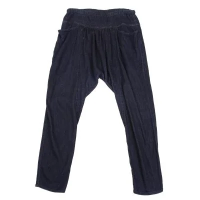 TSUMORI CHISATO Dyed Denim Like Dropped Crotch Pants