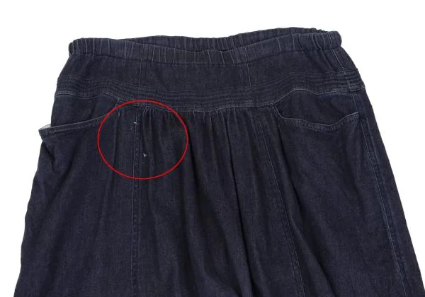TSUMORI CHISATO Dyed Denim Like Dropped Crotch Pants K-150164_002