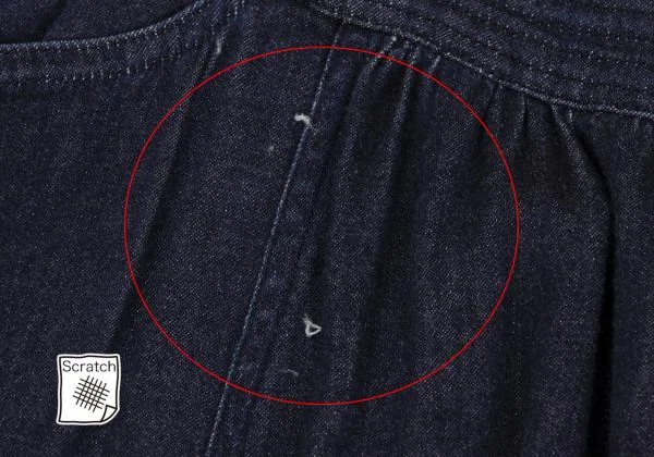 TSUMORI CHISATO Dyed Denim Like Dropped Crotch Pants K-150164_003