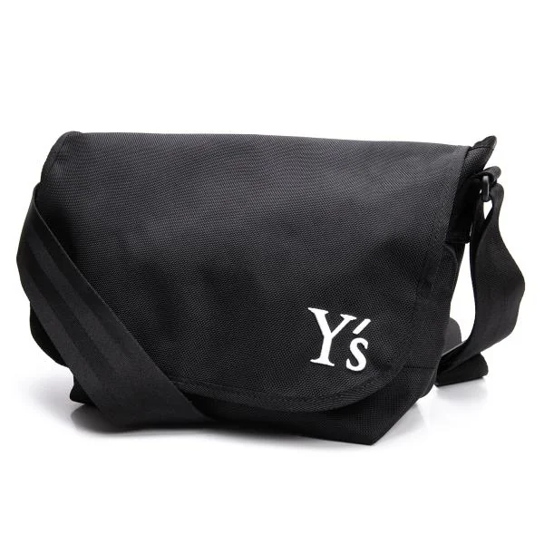 Y's×NEW ERA Logo Embroidery Flap Shoulder Bag Black F K-150169_001
