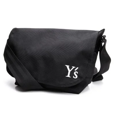 Y's×NEW ERA Logo Embroidery Flap Shoulder Bag