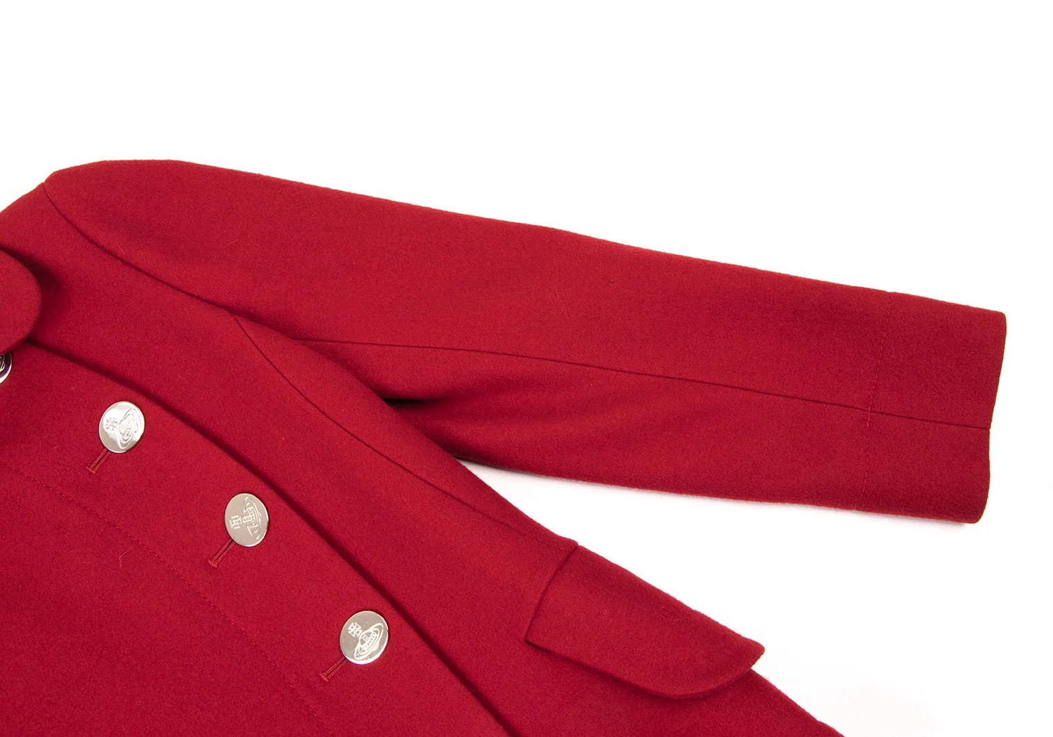 Vivienne Westwood Red Label Logo Metal Button Double Jacket
