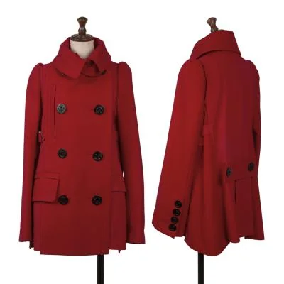 sacai Nylon Twill Switching Melton Jacket