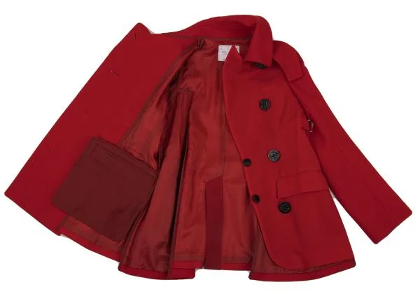 sacai Nylon Twill Switching Melton Jacket K-150183_010