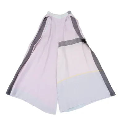 Vivienne Westwood Multi Color Linen Wide Pants