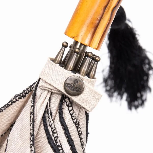 ヴィヴィアンウエストウッドVivienne Westwood フラワー刺繍日傘 モカ モカ K-150196_005