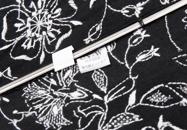 ヴィヴィアンウエストウッドVivienne Westwood フラワー刺繍日傘 黒 黒 K-150197_009