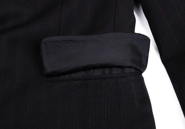 COMME des GARCONS HOMME PLUS Vest Layered Striped Jacket K-150215_009