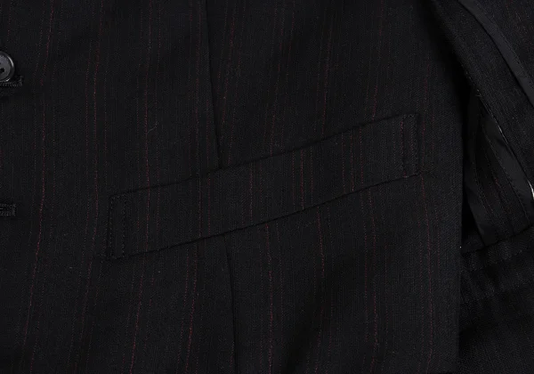COMME des GARCONS HOMME PLUS Vest Layered Striped Jacket K-150215_015