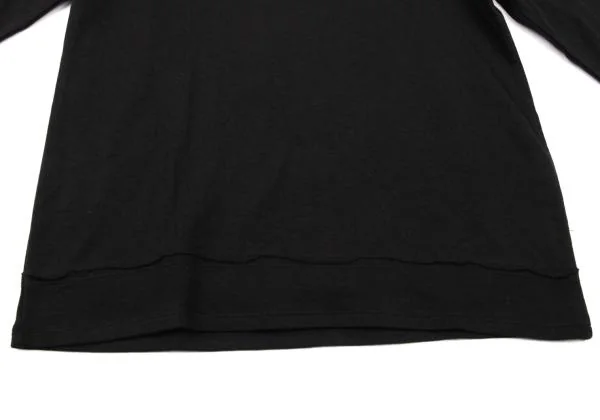 sunao kuwahara Cotton Neck Tape Patch Long Sleeve T-shirt K-150245_008