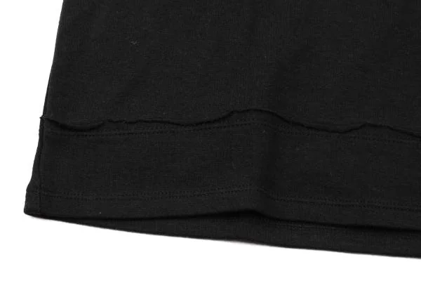 sunao kuwahara Cotton Neck Tape Patch Long Sleeve T-shirt K-150245_009