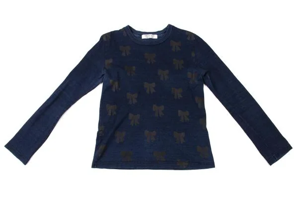 COMME des GARCONS Cotton Ribbon Print T shirt K-150284_002