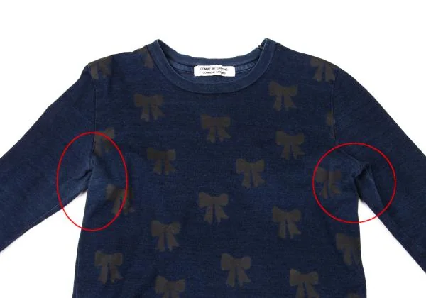 COMME des GARCONS Cotton Ribbon Print T shirt K-150284_003
