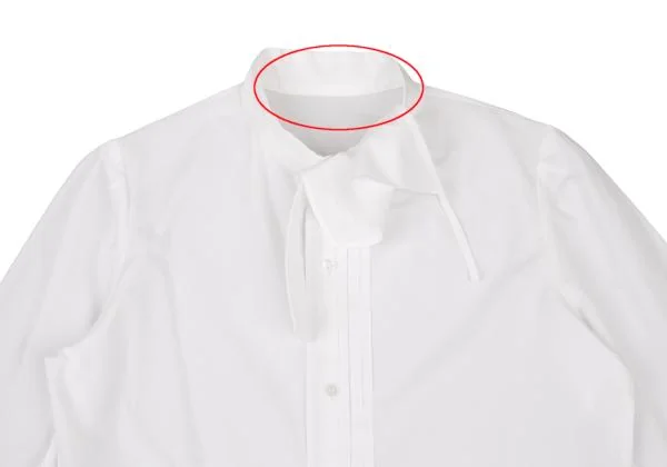 Yohji Yamamoto NOIR Cotton Design Collar Blouse K-150292_003