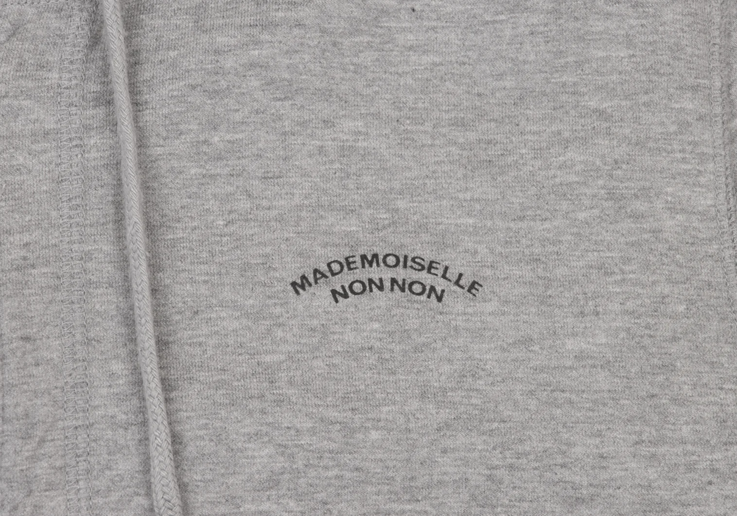 マドモアゼルノンノンMademoiselle NON NON 天竺ジップアップ