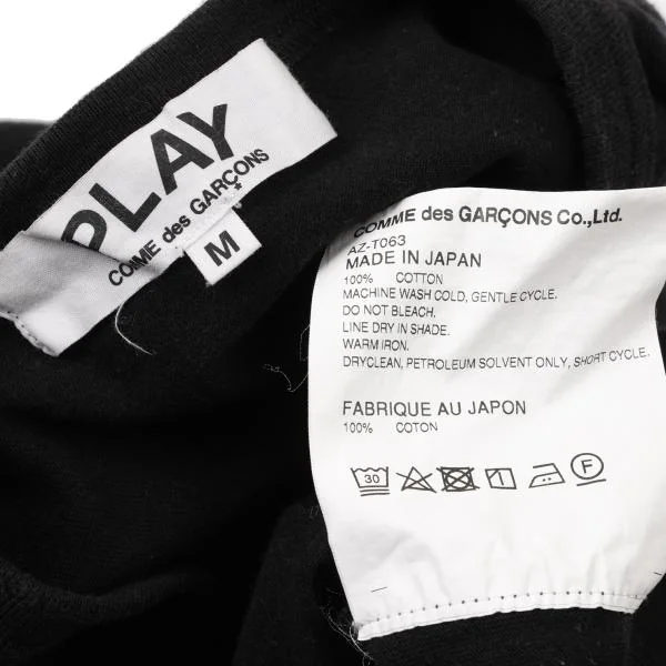PLAY COMME des GARCONS Heart Patch T-shirt K-150298_010