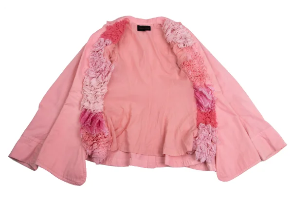 COMME des GARCONS Frill Design Buttonless Jacket K-150311_014