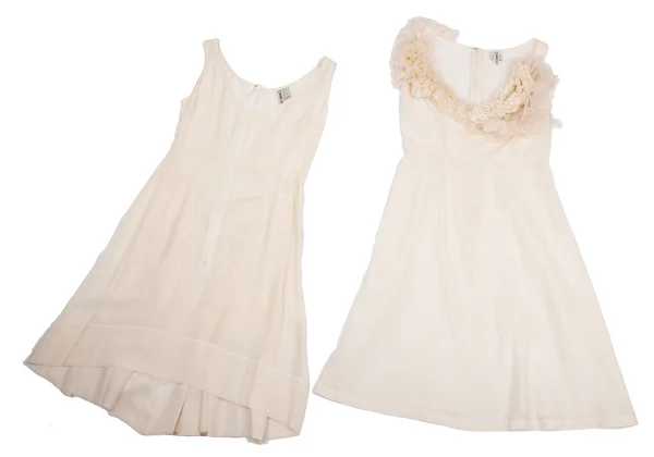 COMME des GARCONS Frill Decoration Sheeting Layered Dress K-150316_009