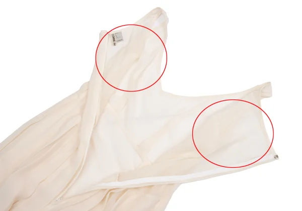 COMME des GARCONS Frill Decoration Sheeting Layered Dress K-150316_013