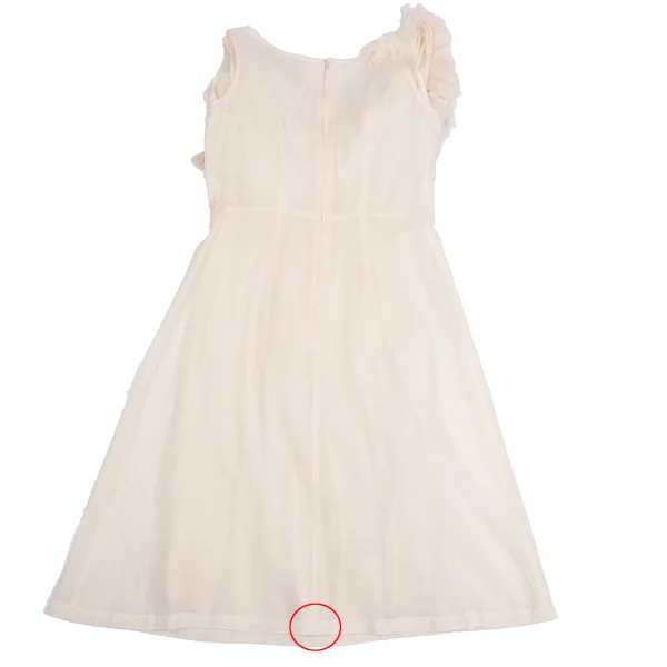 COMME des GARCONS Frill Decoration Sheeting Layered Dress K-150316_017