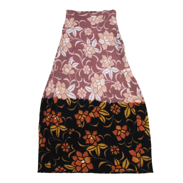 COMME des GARCONS Bleach Floral Printed Skirt K-150322_002