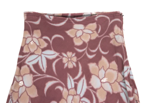 COMME des GARCONS Bleach Floral Printed Skirt K-150322_006