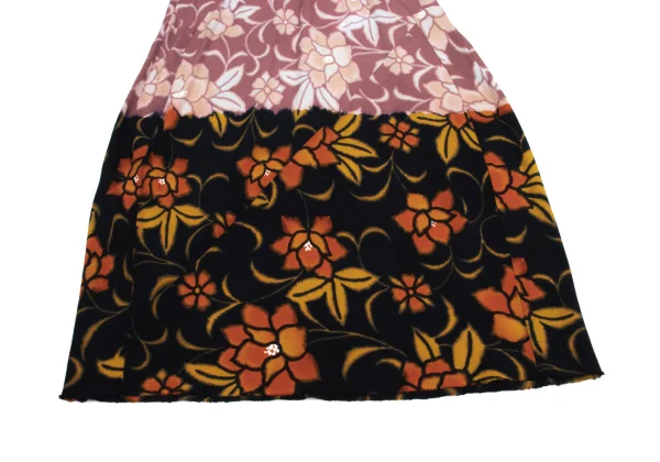 COMME des GARCONS Bleach Floral Printed Skirt K-150322_008