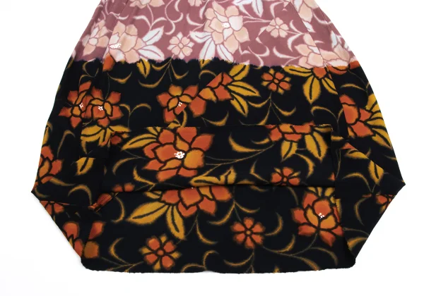 COMME des GARCONS Bleach Floral Printed Skirt K-150322_010