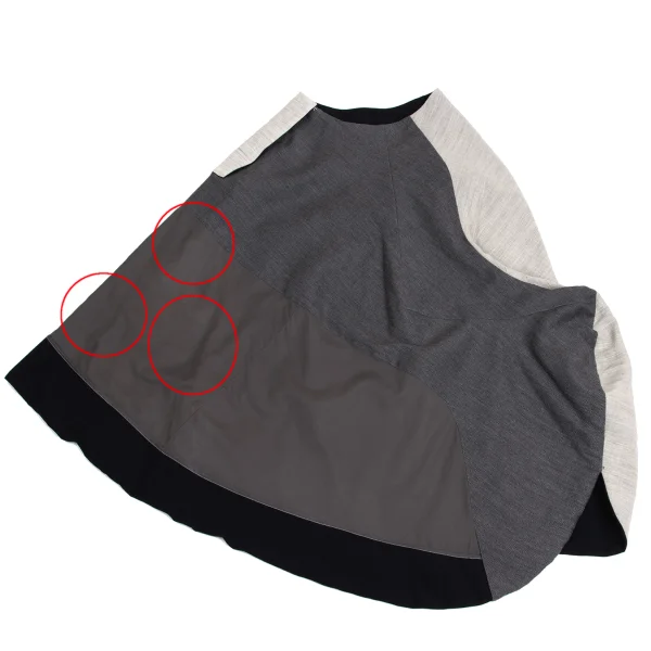 Unbranded Inside-out Design Flare Skirt K-150326_013