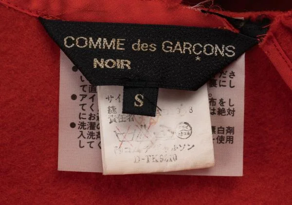 COMME des GARCONS NOIR Felt Wool Square Neck Dress K-150332_020