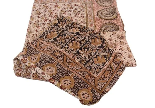 Yohji Yamamoto FEMME Native Pattern Printed Waist Tie Skirt K-150336_011