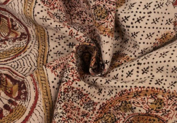 Yohji Yamamoto FEMME Native Pattern Printed Waist Tie Skirt K-150336_016