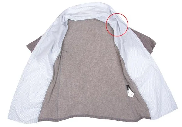 Y's Stripe Shirt Switching Knit Blouse K-150352_011