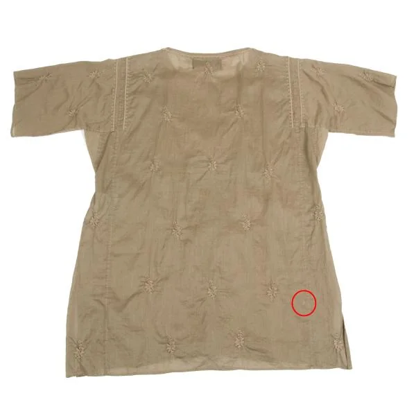 tricot COMME des GARCONS Embroidery Design Dyed Henley Neck Top K-150374_012