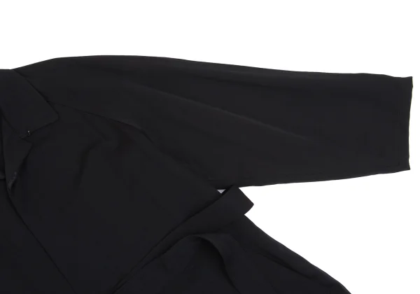 Y's for men YMO Printed Lining Wool Gaba Coat K-150412_007
