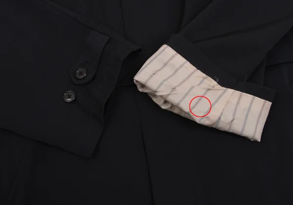 Y's for men YMO Printed Lining Wool Gaba Coat K-150412_008