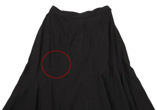 tricot COMME des GARCONS Rayon Silk Switching Flare Skirt K-150422_003