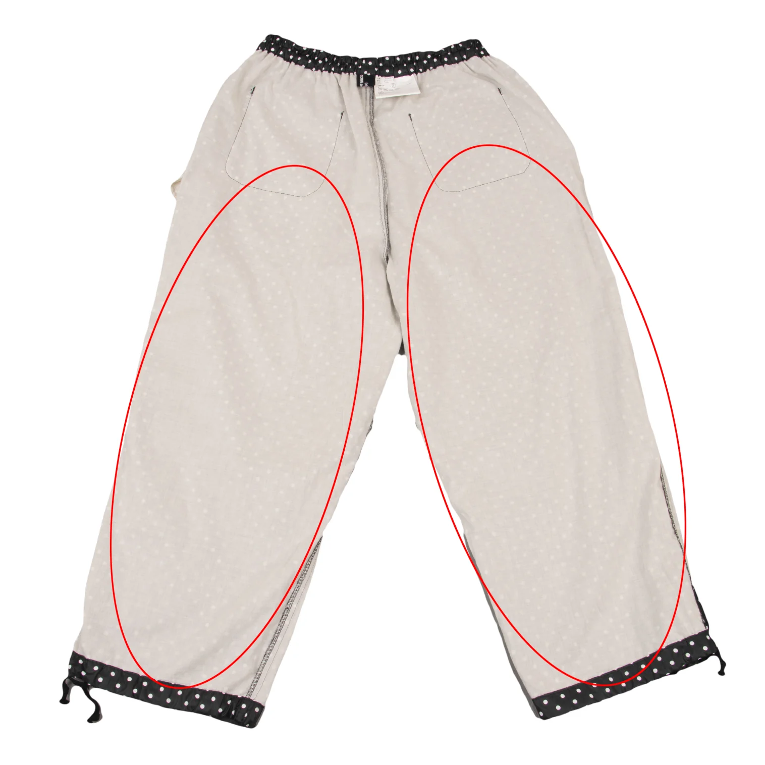 大特価 チラシ トリココムデギャルソンtricot COMME des GARCONS ピンドット パンツ