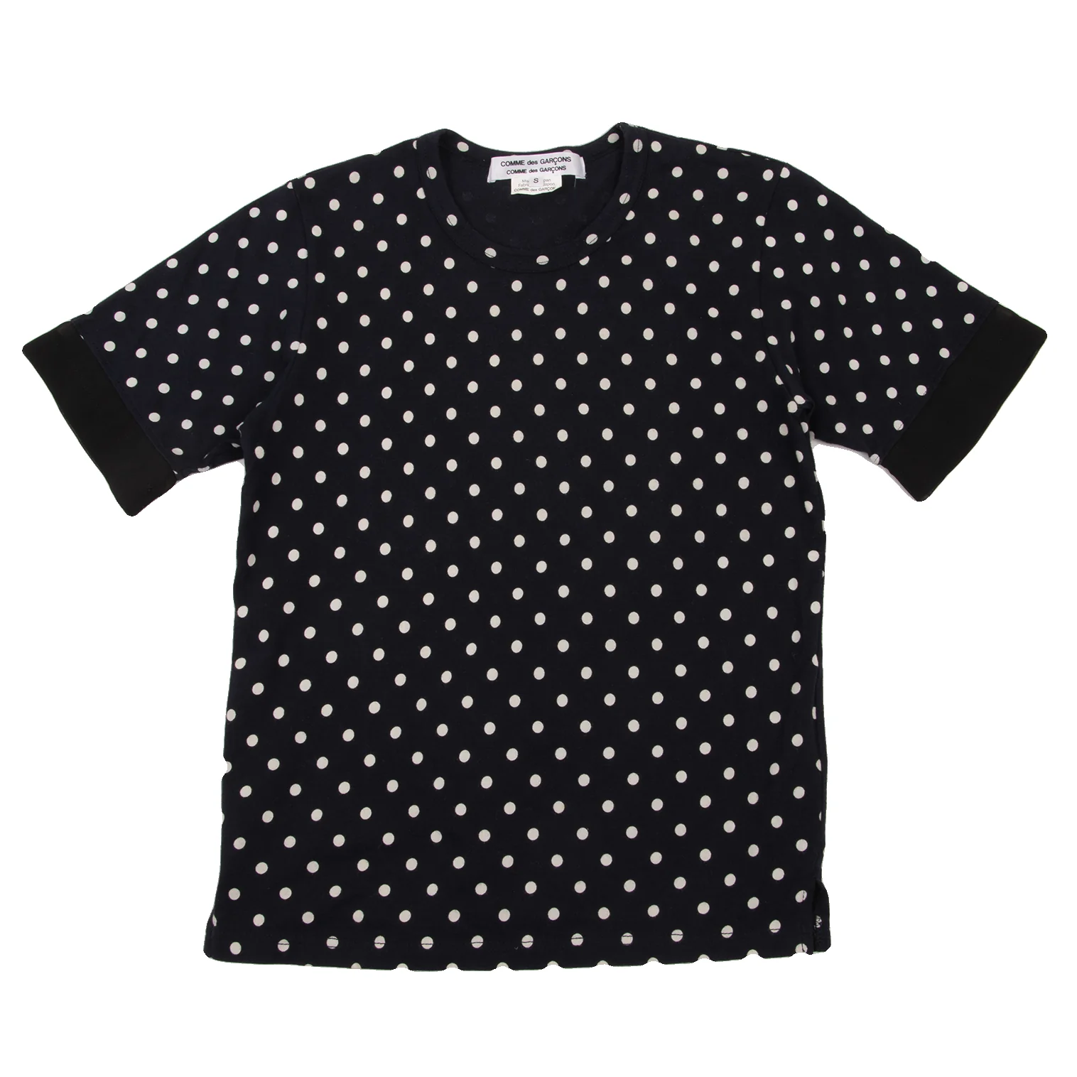 COMME des GARCONS レディース ドット 長袖 Tシャツ (COMME des