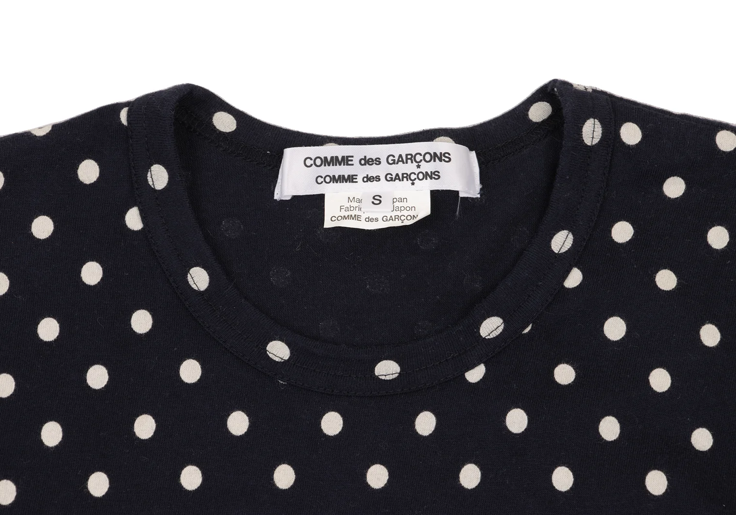 コムコム コムデギャルソンCOMME des GARCONS カフ切替ドットT