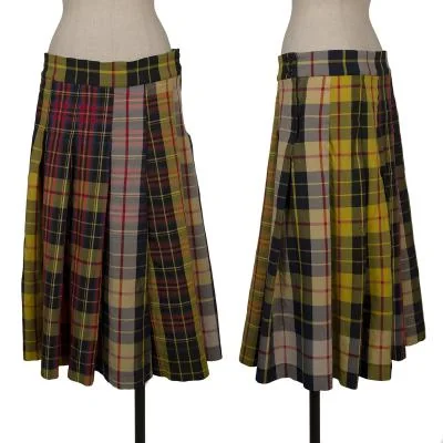 COMME des GARCONS Checker Pleats Wide Pants